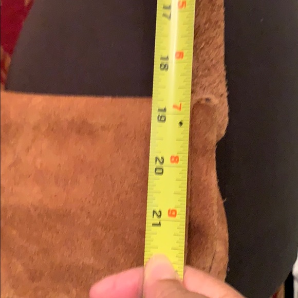 Vintage suede cross body Woodstock fashion - Picture 3 of 8